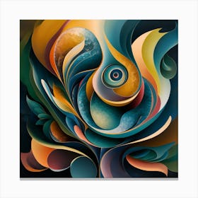 Abstract Painting Canvas Print