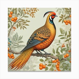 Vintage Bird Illustration (3) Canvas Print