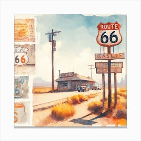 Route 66 Canvas Print