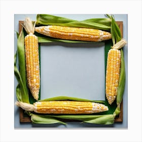 Frame Of Corn On The Cob 5 Canvas Print