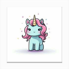 Cute Unicorn 797 Canvas Print