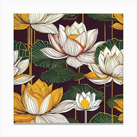 Lotus Flower 104 Canvas Print