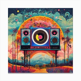 Saturday Night Party Canvas Print