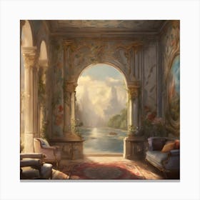 Disney'S Beauty And The Beast Canvas Print