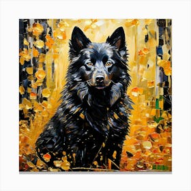 Autumn Dog Canvas Print