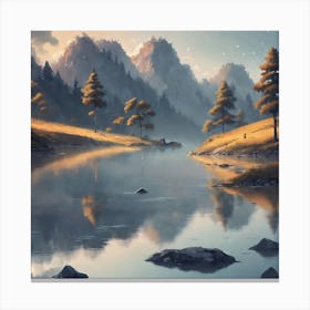 Mountain Landscape 4 Canvas Print