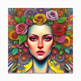 Flower Girl 5 Canvas Print