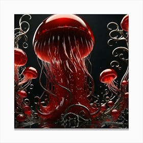 Red Jelly 21 Canvas Print