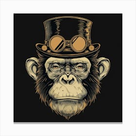 Steampunk Monkey 23 Canvas Print