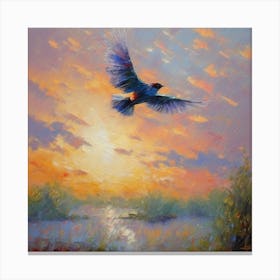 Bird In Flight , Fly Away Canvas Print Canvas Print