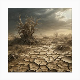 Dry Land 41 Canvas Print