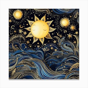 Starry Night 20 Canvas Print