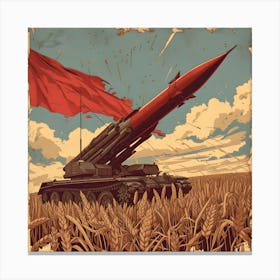 Soviet Space Rocket Launcher Canvas Print