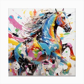 Colorful Horse 1 Canvas Print