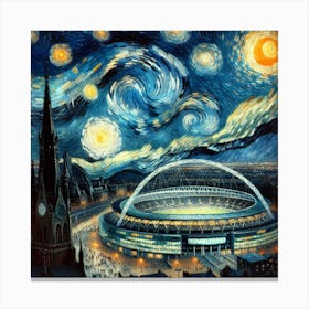 Starry Night At Wembley Stadium Canvas Print