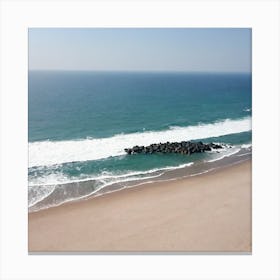 aerial view ofbeach Canvas Print