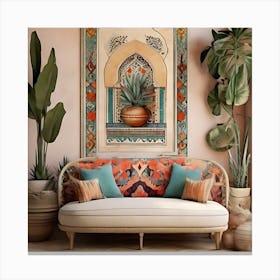 Moroccan Living Room 2 Canvas Print