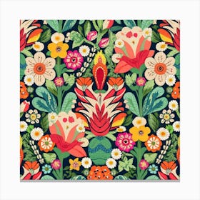 Floral Pattern 15 Canvas Print