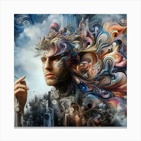 Psychedelic Art 4 Canvas Print