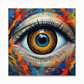 Eye Of The Gods Canvas Print