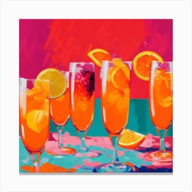 Aperitifs Aperol Spritz Fauvist Painting Art Print Canvas Print