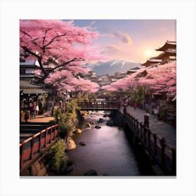 Cherry Blossoms Canvas Print