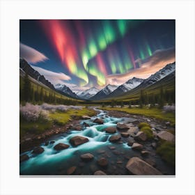 Aurora Borealis Canvas Print