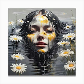 Daisy Girl Canvas Print