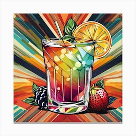 Rainbow Liquor Canvas Print