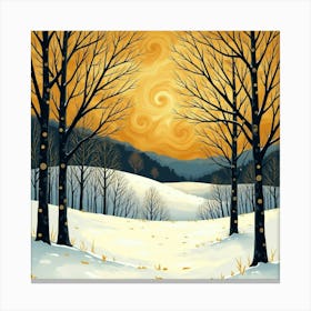 Winter Landscape 1 Canvas Print