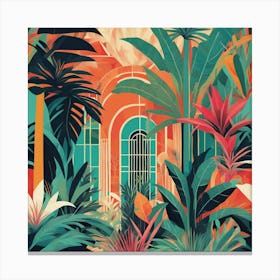 Tropical Jungle 1 Canvas Print