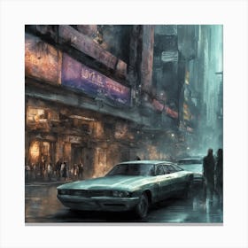 Futuristic City Canvas Print