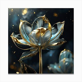 Gold Tulip 1 Canvas Print