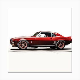 American Muscle Car 001 Canvas Print