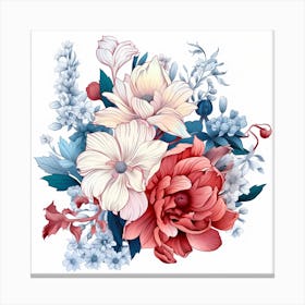 Floral Bouquet 8 Canvas Print