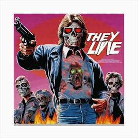 They Live Canvas Print