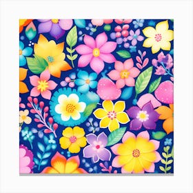 Floral pattern 11 Canvas Print