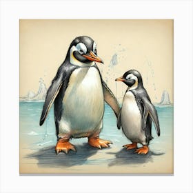 Penguins 15 Canvas Print