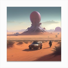 Alien Planet 2 Canvas Print