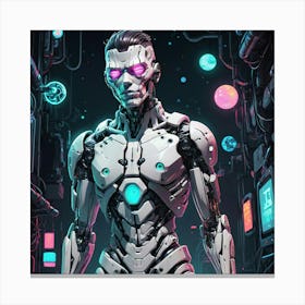 Futuristic Robot 1 Canvas Print