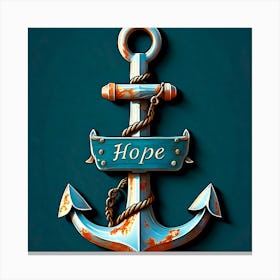 Hope Anchor Canvas Print