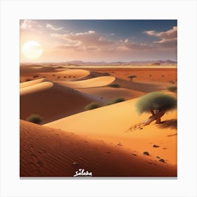 Sahara Desert 173 Canvas Print