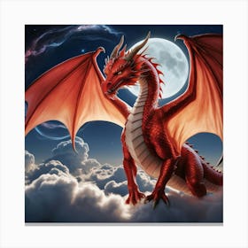 B Dragon (2) Canvas Print