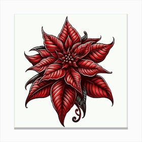 Poinsettia 1 Canvas Print