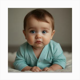 Portrait Of A Baby 1 Canvas Print