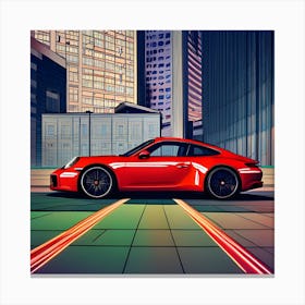 Porsche Le' Comica Canvas Print