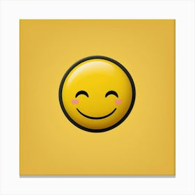 Smiley Face 3 Canvas Print