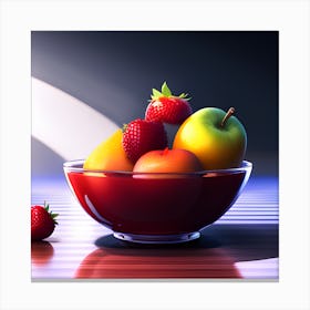 Fruit Bowl Canvas Print