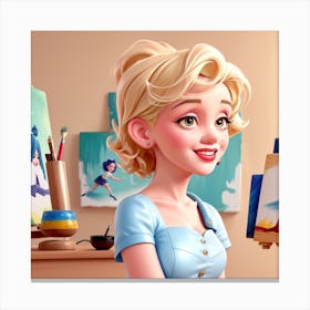 Cinderella Canvas Print