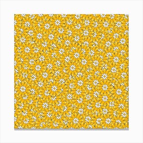 Flowers Bloom Art Colorful Artwork Design Pattern Canvas Print